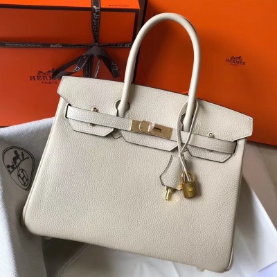 Hermes Beton Clemence Birkin 30cm Bag